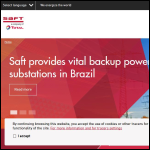Screen shot of the SAFT Ltd website.