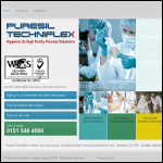 Screen shot of the Puresil-Techniflex Ltd website.