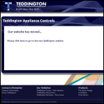 Screen shot of the Teddington Appliance Controls website.