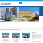Screen shot of the C.A.P Security website.