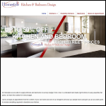 Screen shot of the Homestyle Kitchens & Bedrooms website.