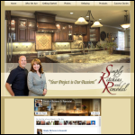Screen shot of the Simply Kitchens website.
