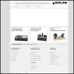 Screen shot of the Solar Microfilm Equipment Ltd website.