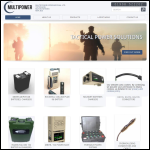 Screen shot of the Multipower International Ltd website.