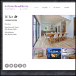 Screen shot of the Kotzmuth-Williams Architects website.