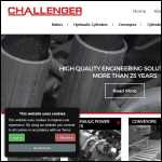 Screen shot of the Challenger Hydraulics Ltd website.