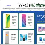 Screen shot of the Wych Display website.