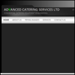 Screen shot of the Advanced Catering Services Ltd website.