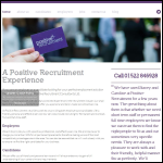 Screen shot of the Total Recruitment Group Ltd website.