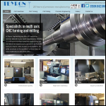 Screen shot of the Teyron Engineering Ltd website.