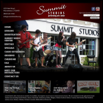 Screen shot of the Summit Studios website.