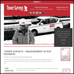 Screen shot of the Tower Surveys Ltd website.