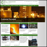 Screen shot of the Energy & Environmental Services Ltd website.