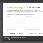 Screen shot of the School Flooring UK website.