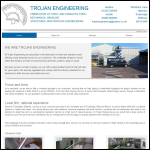 Screen shot of the Trojan Engineering website.