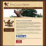 Screen shot of the The Carvers Stable website.
