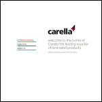 Screen shot of the Carella Laminate Systems Ltd website.