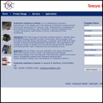 Screen shot of the Timesync Controls Ltd website.
