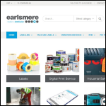 Screen shot of the Earlsmere ID Systems Ltd website.
