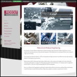 Screen shot of the Rideout Engineering website.