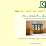 Screen shot of the Robert J Turner & Co website.