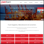 Screen shot of the Ramfoam Ltd website.