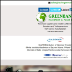 Screen shot of the Greenbank Machinery & Plant Ltd website.