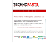 Screen shot of the Technoparts website.