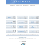 Screen shot of the Tealwood Company Ltd website.