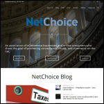 Screen shot of the Netchoice website.