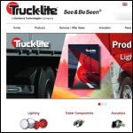 Screen shot of the Truck-Lite Europe website.