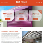 Screen shot of the Amo Group website.
