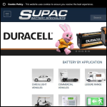 Screen shot of the Supac Ltd website.