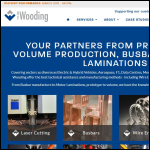 Screen shot of the HV Wooding Ltd website.