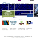 Screen shot of the Lincoln Polythene Ltd website.