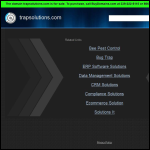 Screen shot of the Trap Solutions Ltd website.