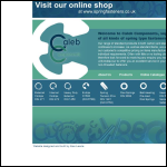 Screen shot of the Caleb Components Ltd website.