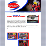 Screen shot of the Midland Jetting Services Ltd website.