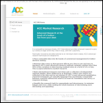 Screen shot of the ACC International Ltd website.