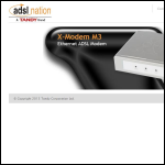 Screen shot of the Adsl Nation website.