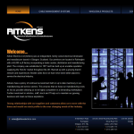 Screen shot of the Aitken Electrics Ltd website.