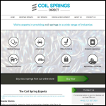 Screen shot of the Coil Springs Direct website.