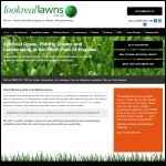 Screen shot of the Look Real Lawns website.