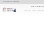 Screen shot of the Window Warehouse Ltd website.