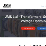 Screen shot of the JMS Transformers Ltd website.