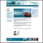 Screen shot of the Hertford Controls Ltd website.