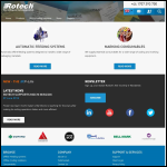 Screen shot of the Rotech Machines Ltd website.