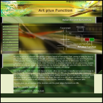 Screen shot of the ART PLUS FUNCTION TILES website.