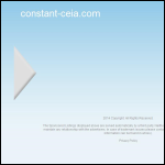 Screen shot of the Constant Instruments Ltd website.