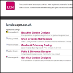 Screen shot of the Landscape Design Trust website.